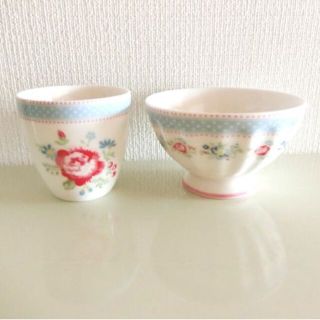 キャスキッドソン(Cath Kidston)のGreenGate ミニラテカップ＆ミニボウルセット　グリーンゲート(グラス/カップ)