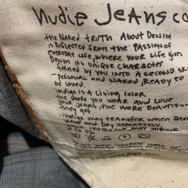 Nudie Jeans(ヌーディジーンズ)のnudie デニム メンズのパンツ(デニム/ジーンズ)の商品写真