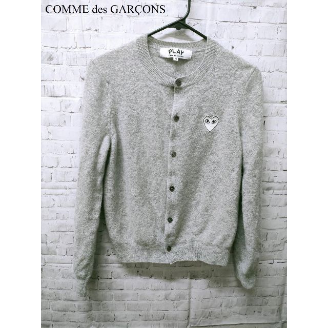 【美品】COMME des GARONS　レディース　カーディガン　ハート　M約46cmウエスト