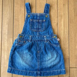 ベビーギャップ(babyGAP)の90センチ　デニムジャンパースカート(ワンピース)