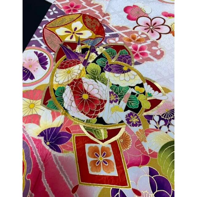 豪華絢爛京友禅振袖❣️【金駒刺繍 金彩 刺繍⭐️宝づくしに吉祥花