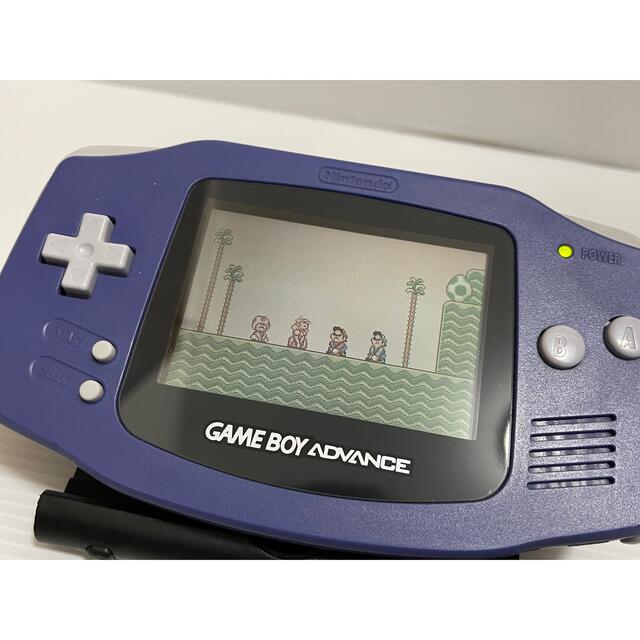 【液晶美品】 ゲームボーイアドバンス 本体 バイオレット  GBA 任天堂