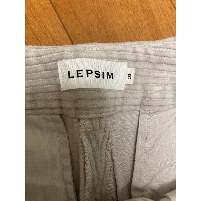 LEPSIM(レプシィム)のLEPSIM コーデュロイワイドパンツ　S レディースのパンツ(カジュアルパンツ)の商品写真