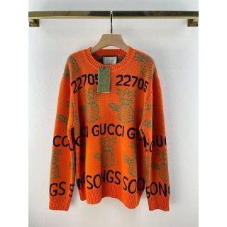 Gucci - 【GUCCI】グッチパイナップルジャカードセーターの通販|ラクマ