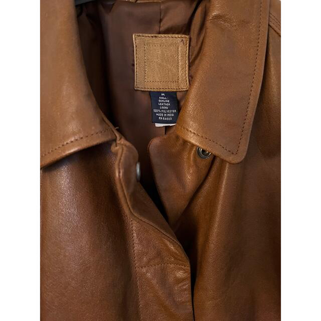 vintage leather long coat 3