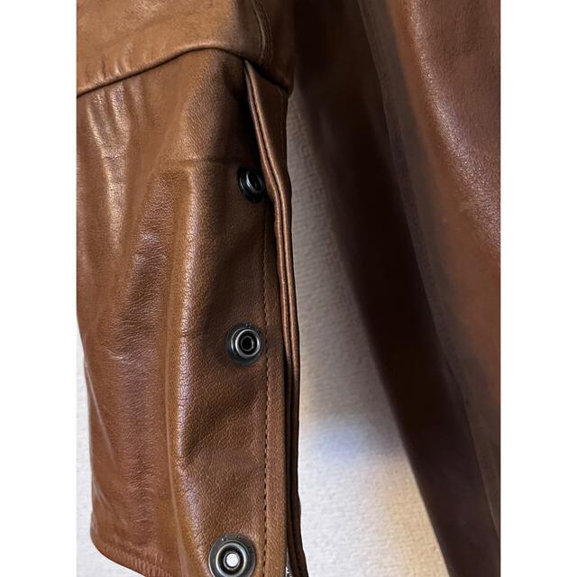 vintage leather long coat 4