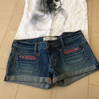 アバクロンビーアンドフィッチ(Abercrombie&Fitch)のアバクロンビーabercrombieデニム　ショートパンツ　ブランド(ショートパンツ)