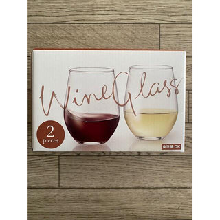 ワイングラス2個セット　新品未使用(グラス/カップ)