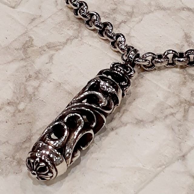 Chrome Hearts(クロムハーツ)の自由様専用 クロムハーツ ローラー ネックレス メンズのアクセサリー(ネックレス)の商品写真