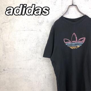 アディダス(adidas)の希少 90s アディダス Tシャツ プリント トレフォイルロゴ 美品(Tシャツ/カットソー(半袖/袖なし))