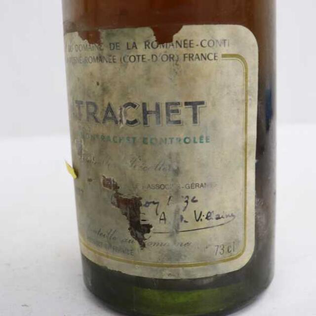 完売 DRC MONTRACHET モンラッシェ 1977 ※状態注意 ワイン www ...