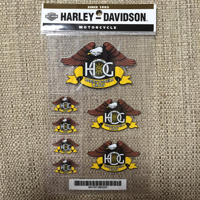 Harley Davidson(ハーレーダビッドソン)のハーレーダビッドソンのステッカー 2枚 自動車/バイクの自動車/バイク その他(その他)の商品写真