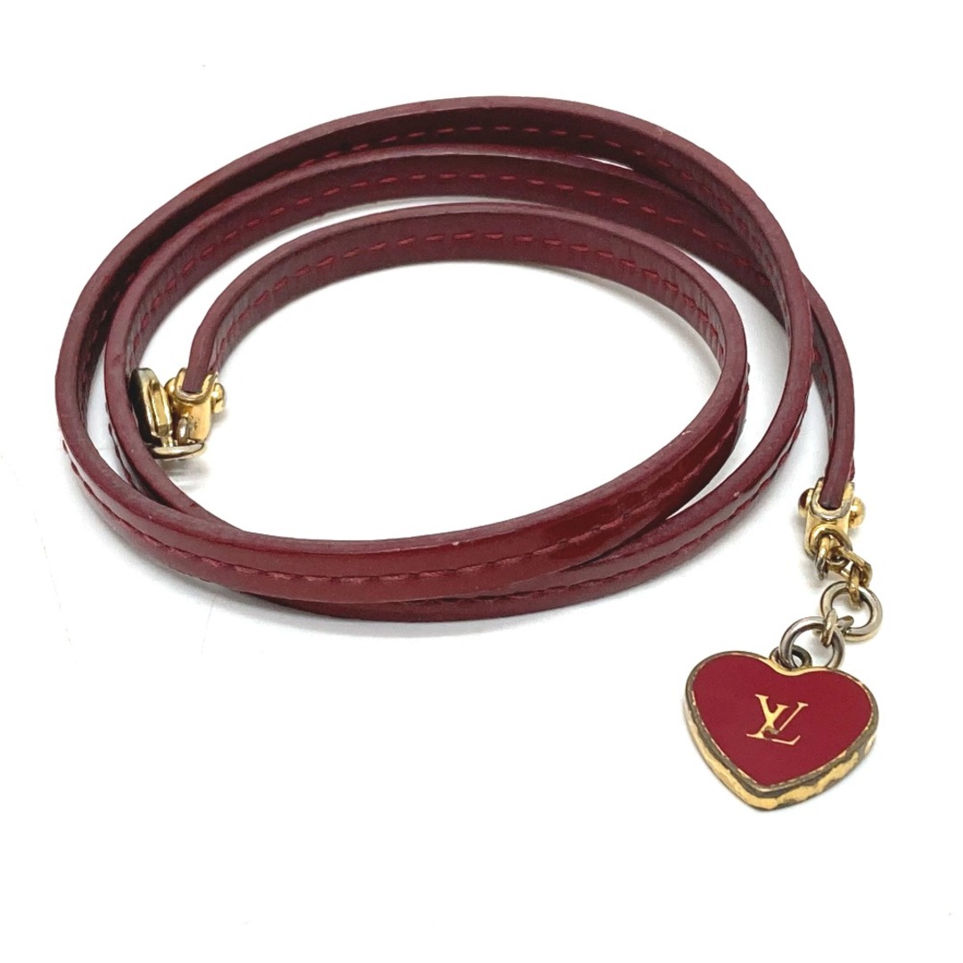 LOUIS VUITTON(ルイヴィトン)のルイヴィトン LOUIS VUITTON ブラスレ コミット M6625F LV ロゴ アクセサリー ブレスレット エナメル ポムダムール レッド系 レディースのアクセサリー(ブレスレット/バングル)の商品写真