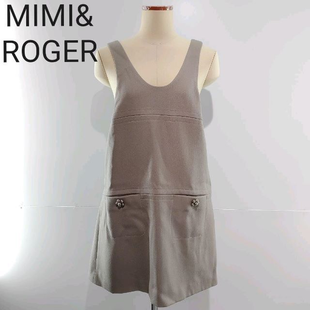 mimi&roger(ミミアンドロジャー)のMIMI&ROGER　ミミアンドロジャー　ノースリーブワンピース レディースのワンピース(ひざ丈ワンピース)の商品写真