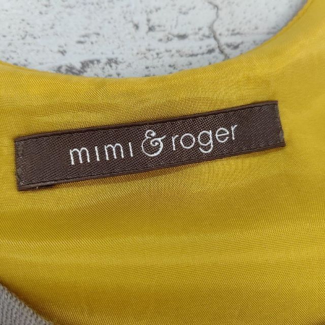 mimi&roger(ミミアンドロジャー)のMIMI&ROGER　ミミアンドロジャー　ノースリーブワンピース レディースのワンピース(ひざ丈ワンピース)の商品写真