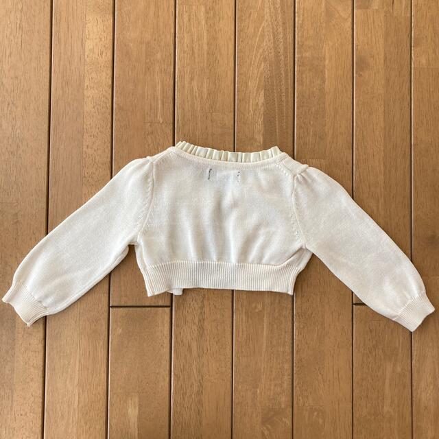 babyGAP(ベビーギャップ)の【未使用】babyGap  80センチ　長袖カーディガン　ボレロ キッズ/ベビー/マタニティのベビー服(~85cm)(カーディガン/ボレロ)の商品写真