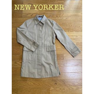 ニューヨーカー(NEWYORKER)の美品　NEWYORKER ニューヨーカー　スプリングコート　ベージュ　9号(スプリングコート)