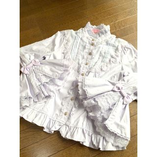 アンジェリックプリティー(Angelic Pretty)のangelic pretty 姫袖　ブラウス　ラベンダー　baby the(シャツ/ブラウス(長袖/七分))