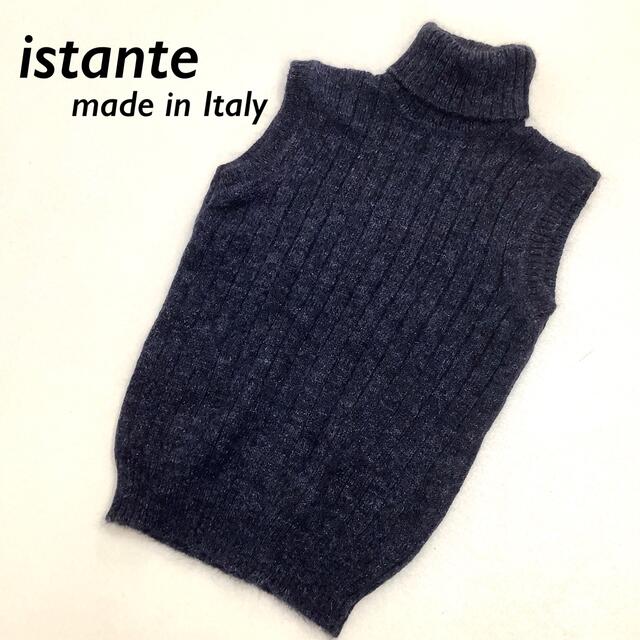 【美品】istante Versace イタリア製 タートルネック モヘア