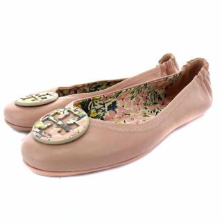 Tory Burch - トリーバーチ ミニー トラベル バレエ レザー 花柄 24.5 ...