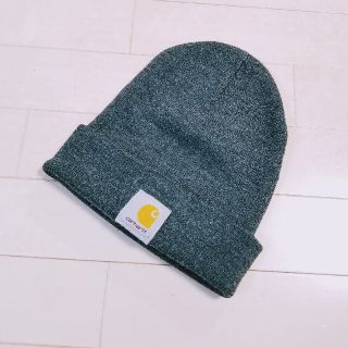 カーハート(carhartt)の③Carhartt◆ニット帽 ダークグレー◆帽子 ニットキャップ カーハート(ニット帽/ビーニー)