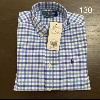 ポロラルフローレン(POLO RALPH LAUREN)のポロ　ラルフローレン　長袖　チェックシャツ　130(ブラウス)