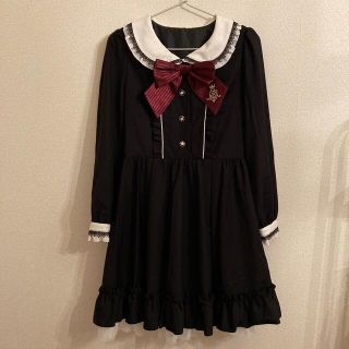 シークレットハニー(Secret Honey)のSecret Honey 学生服風 ワンピース 黒(ひざ丈ワンピース)