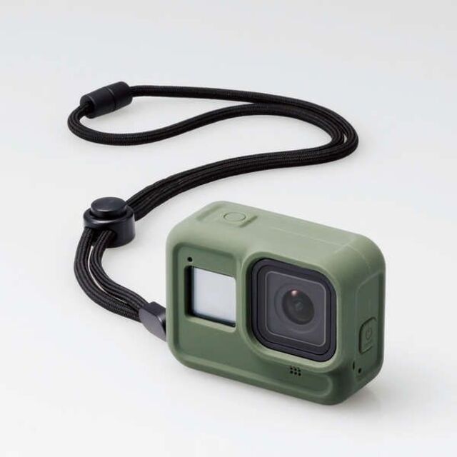 GoPro HERO8 用ZEROSHOCK ケース オリーブグリーン スマホ/家電/カメラのカメラ(ケース/バッグ)の商品写真