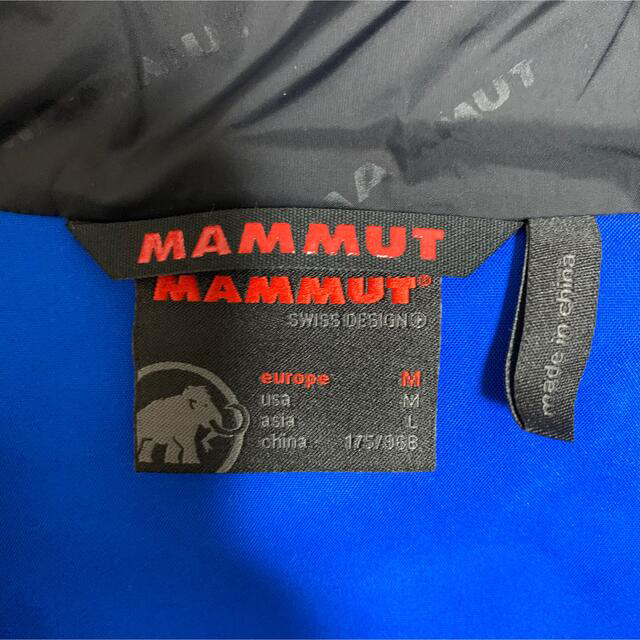 Mammut(マムート)のマムート　マウンテンパーカー　ジャケット　ブルー スポーツ/アウトドアのアウトドア(登山用品)の商品写真