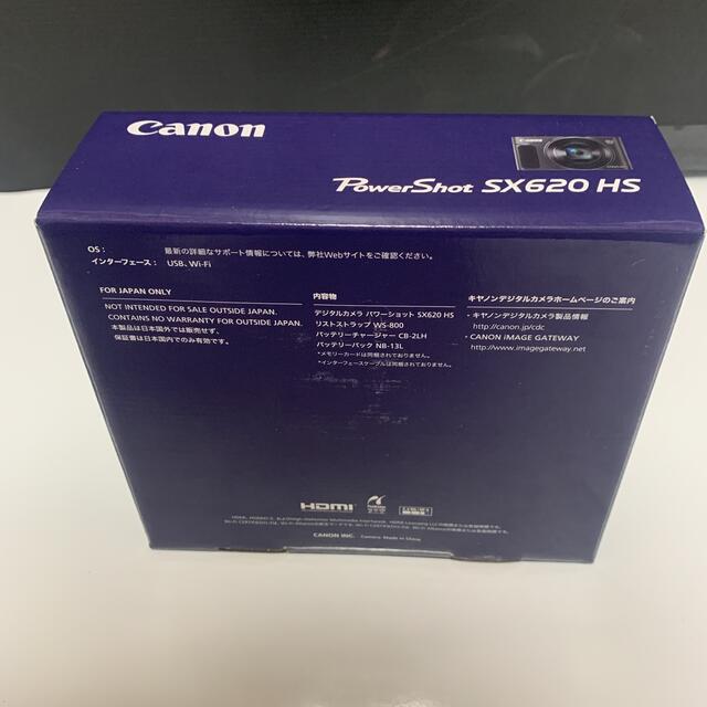 Canon(キヤノン)の新品　Canon POWERSHOT SX620 HS WH スマホ/家電/カメラのカメラ(コンパクトデジタルカメラ)の商品写真