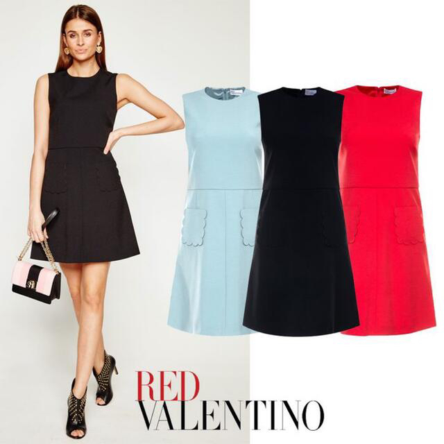 RED VALENTINO(レッドヴァレンティノ)のノースリーブワンピース レディースのワンピース(ミニワンピース)の商品写真