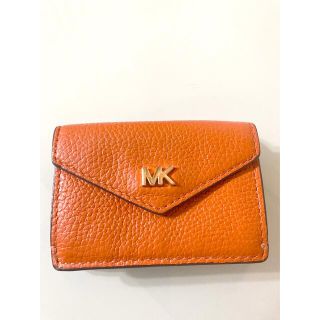 Michael Kors - マイケルコース 三つ折り財布 オレンジの通販 by ...