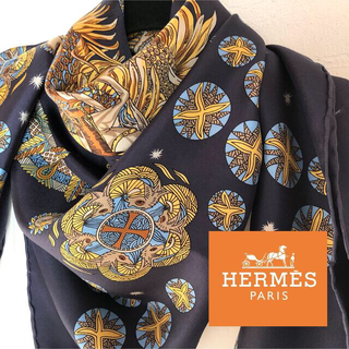 エルメス(Hermes)のHERMES エルメス  スカーフ LE ROY SOLEIL 太陽王 カレ90(バンダナ/スカーフ)