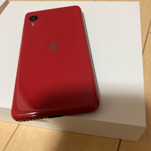 Rakuten(ラクテン)の楽天mini RED クリムゾンレッド スマホ/家電/カメラのスマートフォン/携帯電話(スマートフォン本体)の商品写真