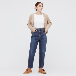 ユニクロ(UNIQLO)のユニクロ　ペグトップハイライズジーンズ(デニム/ジーンズ)