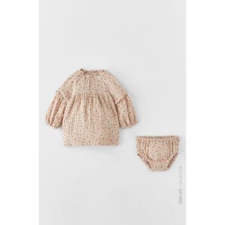 ザラキッズ(ZARA KIDS)のフローラルテクスチャードワンピース(その他)