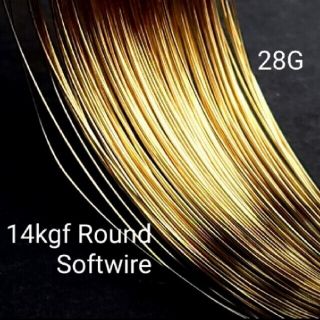 14kgf ラウンドワイヤー ソフト 28G 1m(各種パーツ)