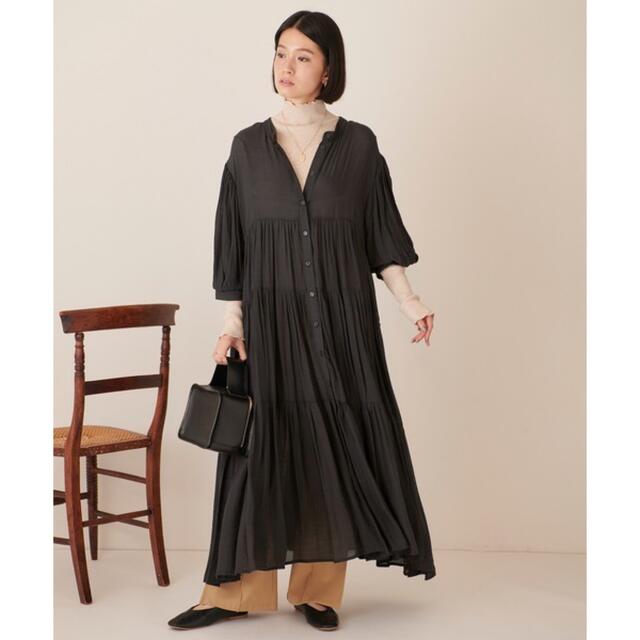 gauze# 2way ティアードワンピース- gauze# 2way ティアードワンピース