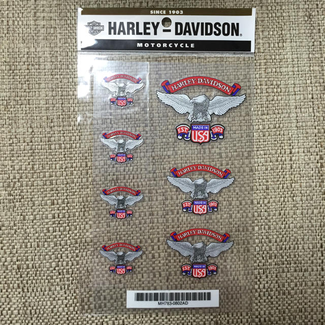 Harley Davidson(ハーレーダビッドソン)のハーレーダビッドソンのステッカー 2枚 自動車/バイクのバイク(その他)の商品写真