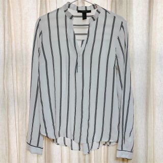 フォーエバートゥエンティーワン(FOREVER 21)のForever21 ストライプトップス Sサイズ(シャツ/ブラウス(長袖/七分))