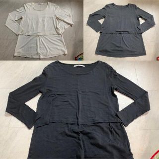 マタニティ兼授乳服　3点セット(マタニティトップス)