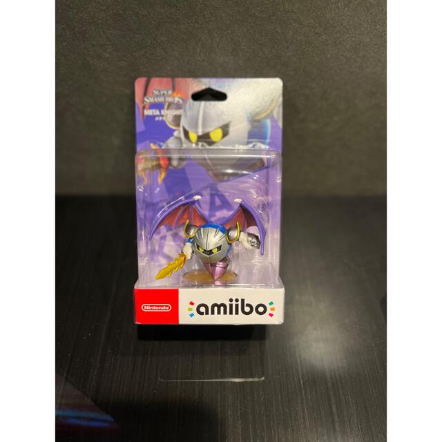 Nintendo Switch(ニンテンドースイッチ)の新品･未開封 amiibo メタナイト（大乱闘スマッシュブラザーズシリーズ） エンタメ/ホビーのフィギュア(ゲームキャラクター)の商品写真