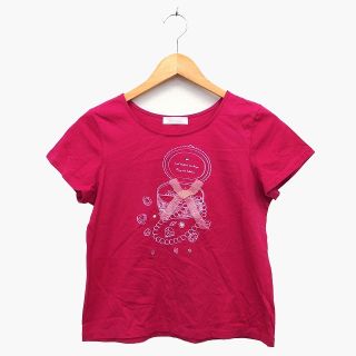 フェルゥ(Feroux)のフェルゥ Feroux Tシャツ カットソー 丸首 半袖 コットン 綿 プリント(Tシャツ(半袖/袖なし))