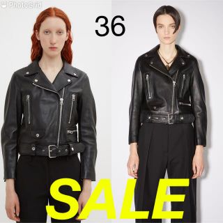 お値下げ!新品未使用 Acne Studiosレザージャケット EU36