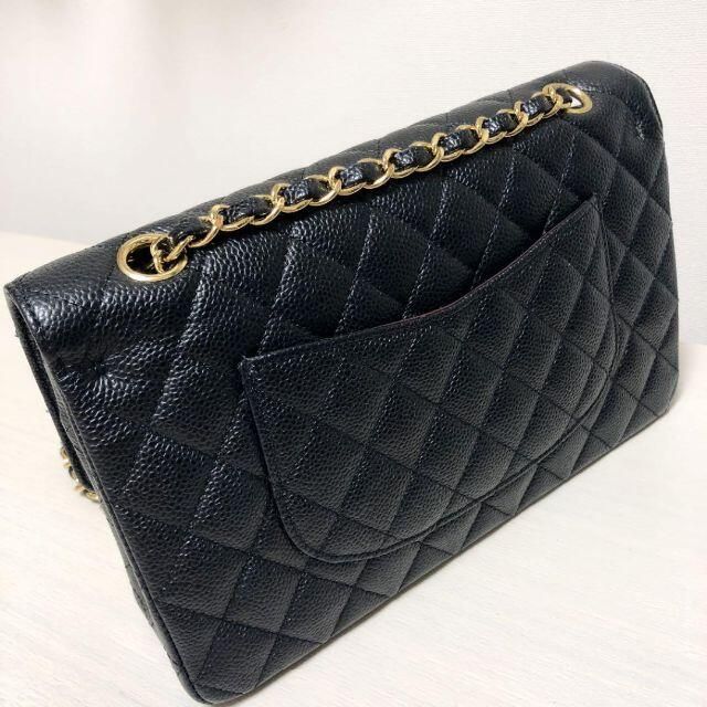 ブランド 早い者勝ち!確実正規品CHANELキャビアスキン ラウンド長財布