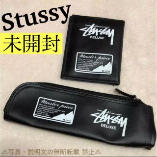 ステューシー(STUSSY)の⭐️新品⭐️【Stussy × マスターピース】パスケース&ペンケース☆付録❗️(名刺入れ/定期入れ)