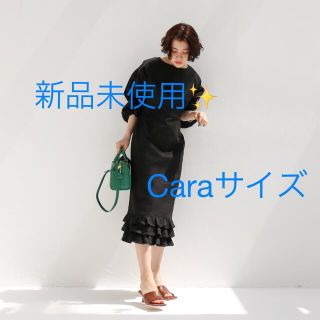 【新品未使用】Cara by Katrin TOKYO フリルデニムワンピース💙(ロングワンピース/マキシワンピース)