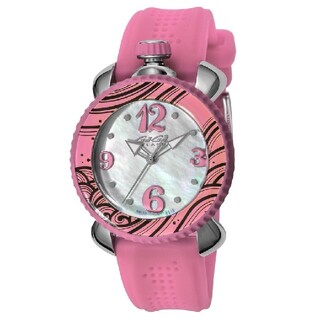 ガガミラノ(GaGa MILANO)の【新品未使用】 GAGA MILANO ガガミラノ 腕時計 ピンク(腕時計)