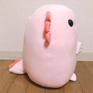 新品 うーぱーたちっぱぬいぐるみBIG ピンク ウーパールーパー ...