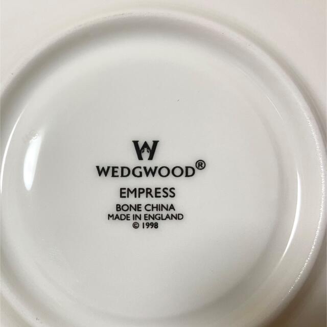 WEDGWOOD(ウェッジウッド)のウェッジウッド　エンプレス　5ピースフルセット　美品 インテリア/住まい/日用品のキッチン/食器(食器)の商品写真